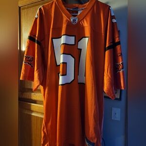 Autographed Cincinnati Bengals Takeo Spikes Reebok NFL Jersey 2XL